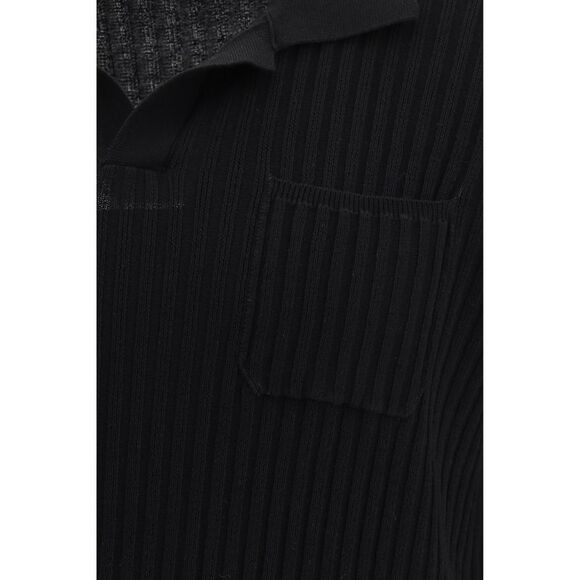 Roberto Collina Men Ribbed Polo - Picture 3 of 3